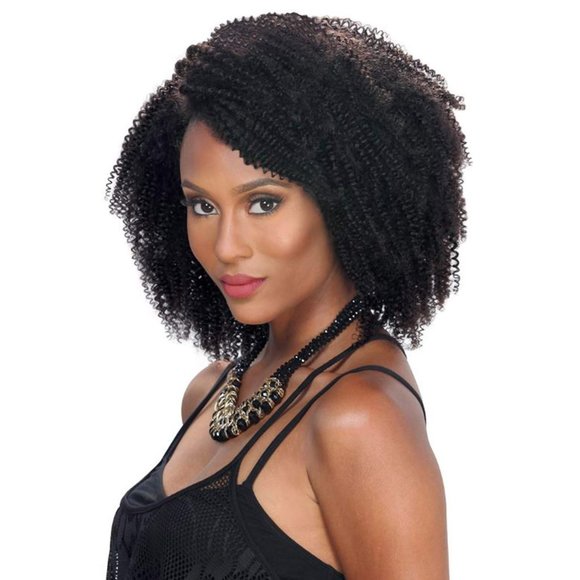 Royal Zuray Human Hair Weave Clip On 9Pcs Kinky 16" Natural - Picture 3 of 4